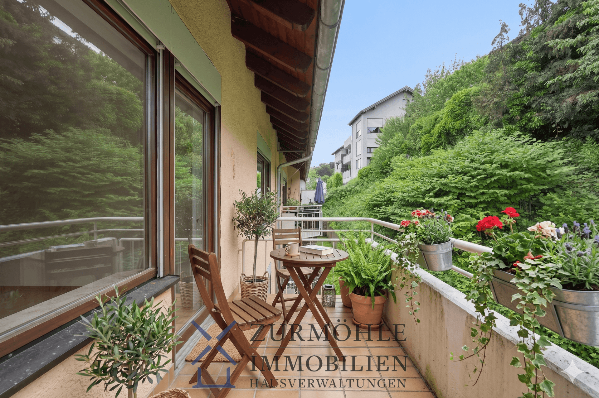 Balkon (Dekorationsbeispiel)