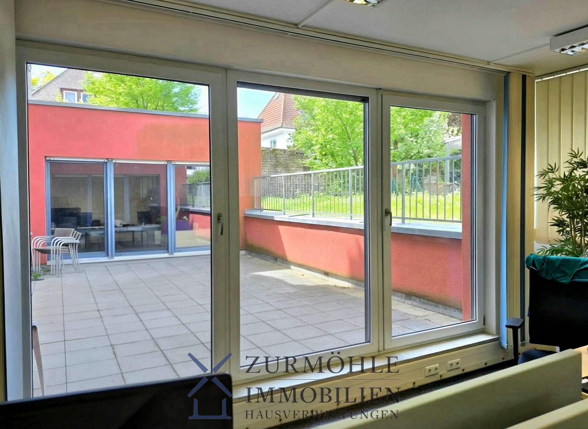 Blick zur Terrasse