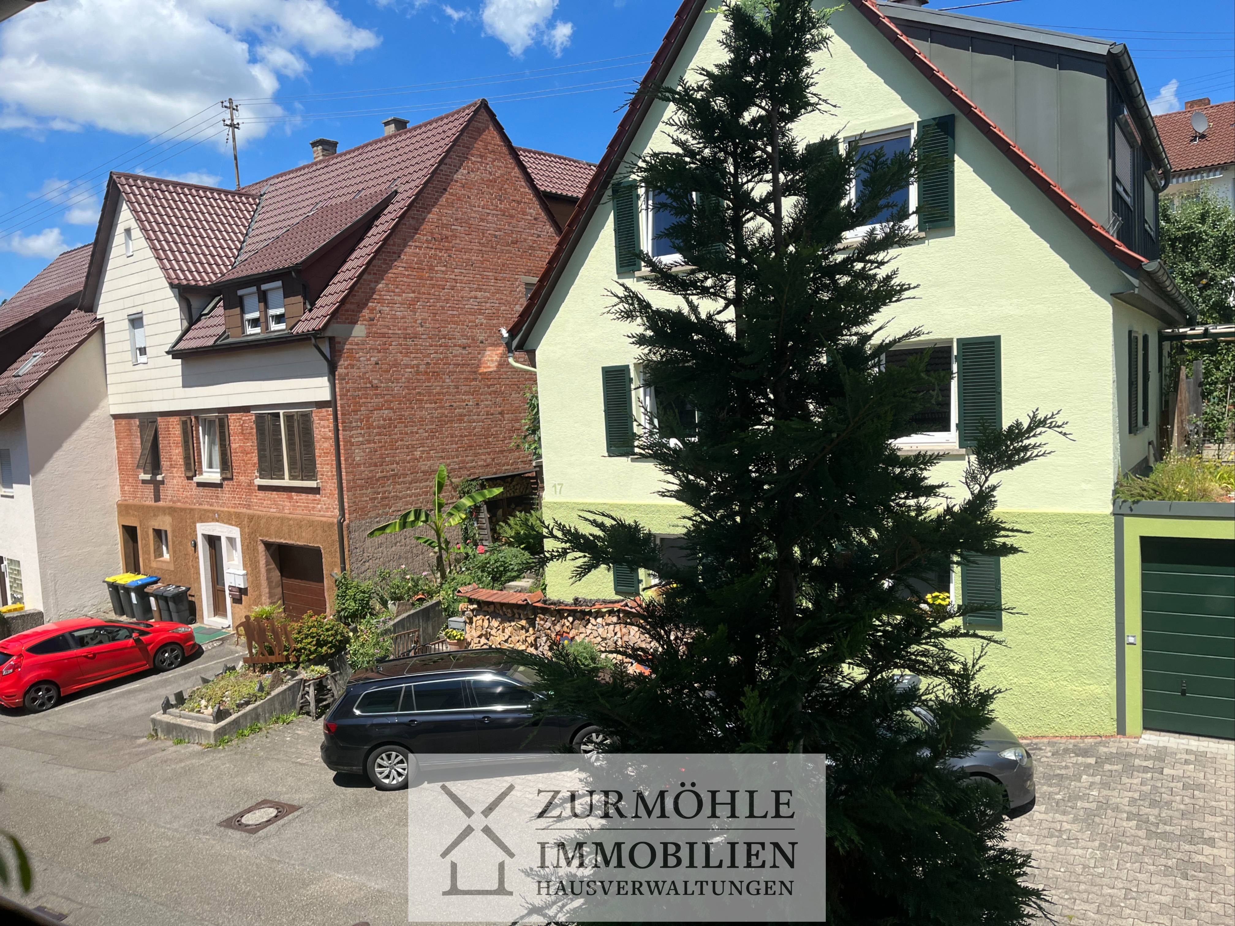 Blick zur Straße