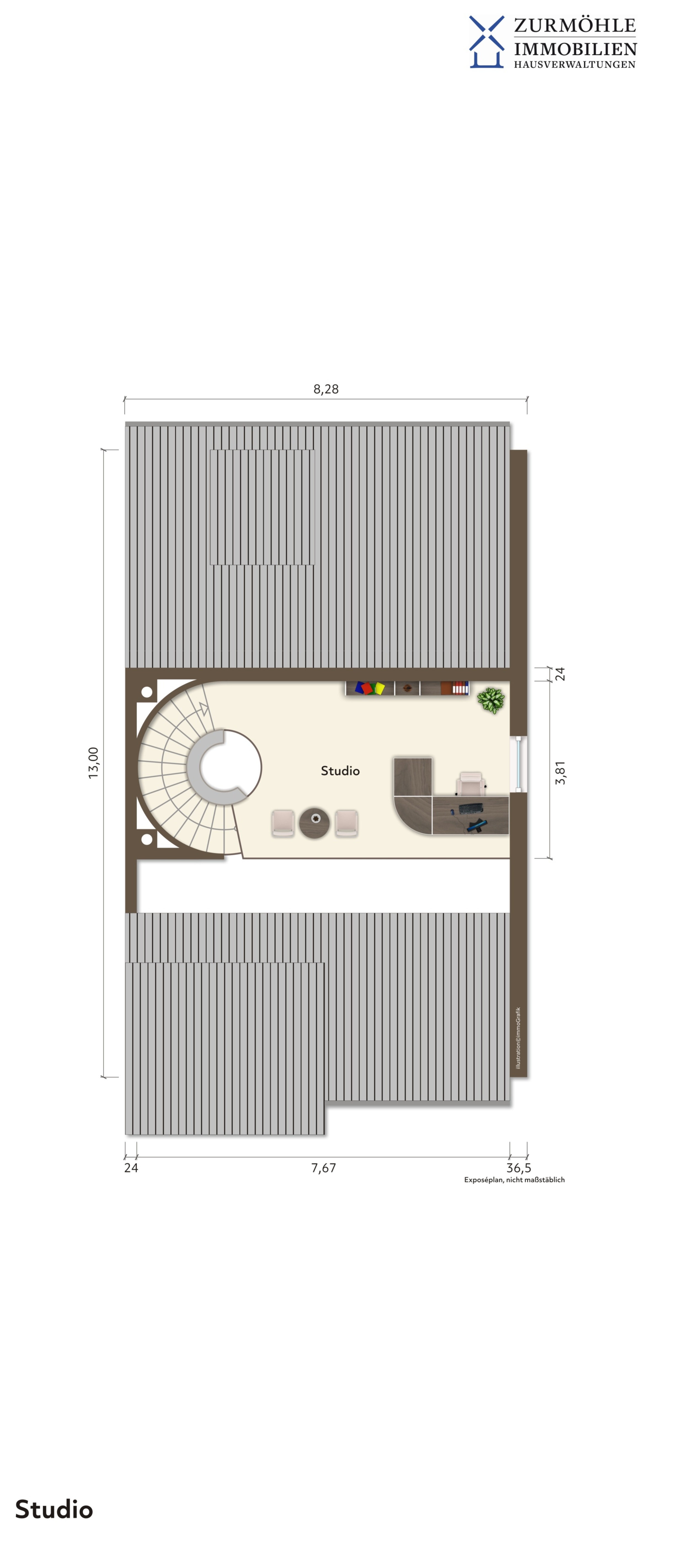 Grundriss Studio