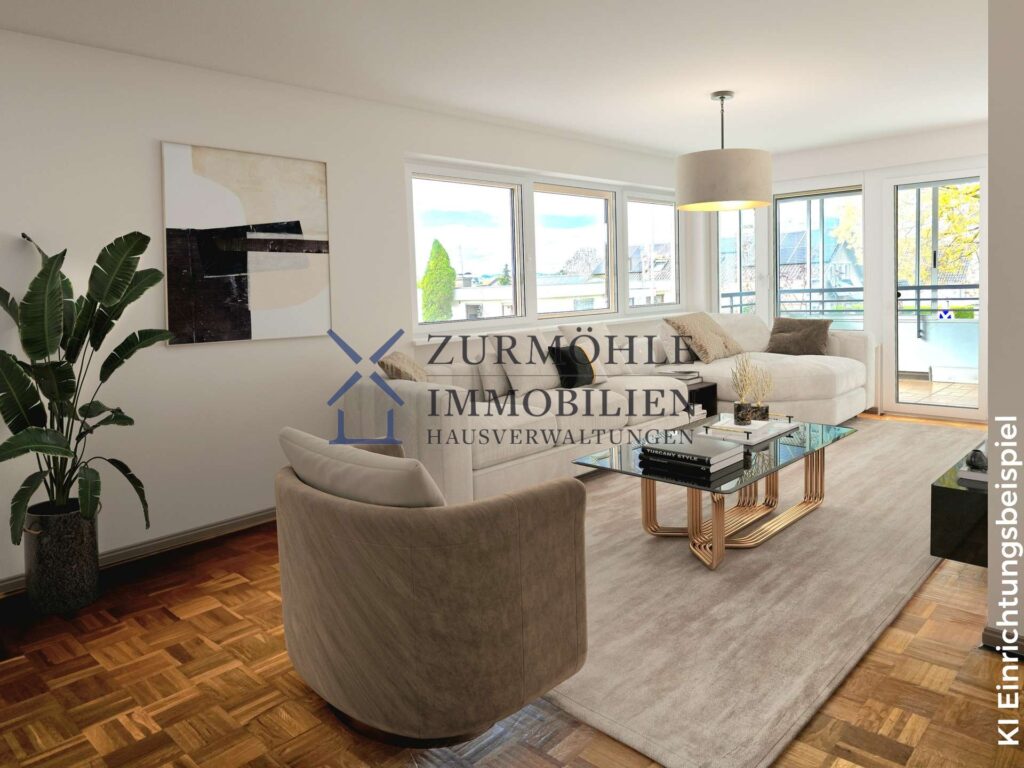 Remseck am Neckar - Attraktive 4-Zimmer-Wohnung mit Wintergarten und Garage in gepflegter Wohnanlage